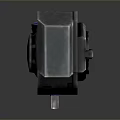 Futuristic Game Movie Character Mechanical Arm Design With Blue Gray Details And Joint Structure