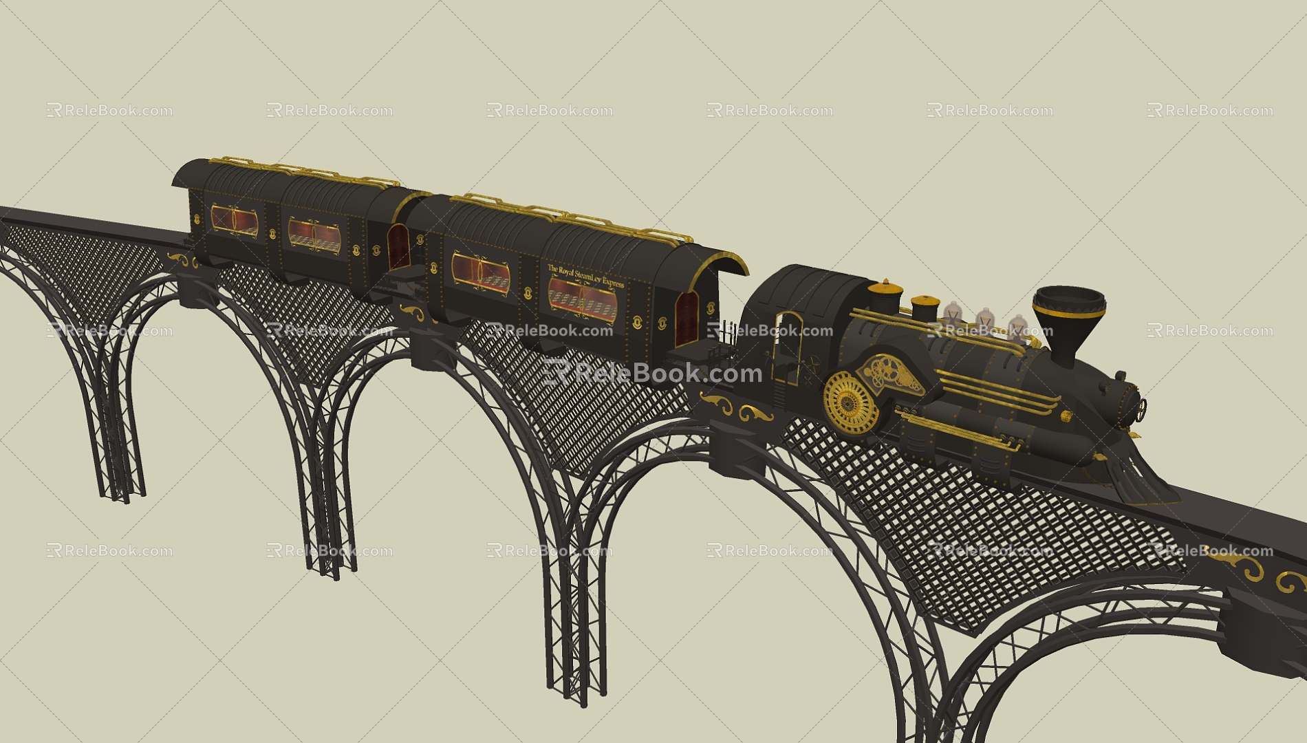 Train 3d model