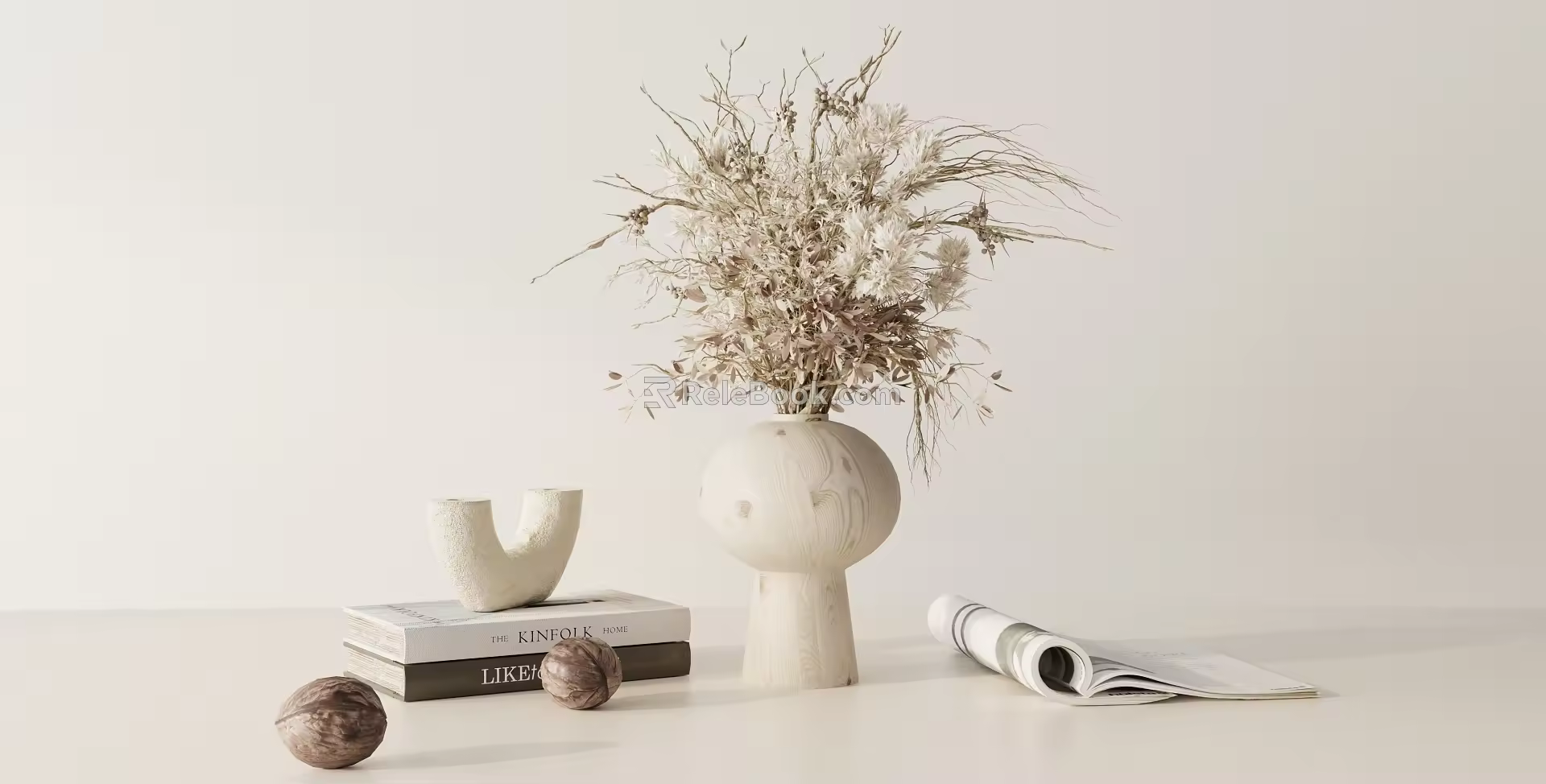 Modern ornaments combination 3d model