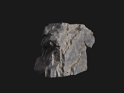 Natural Wooden Stone Material With Rough Surface And Organic Texture Design Details 3d model