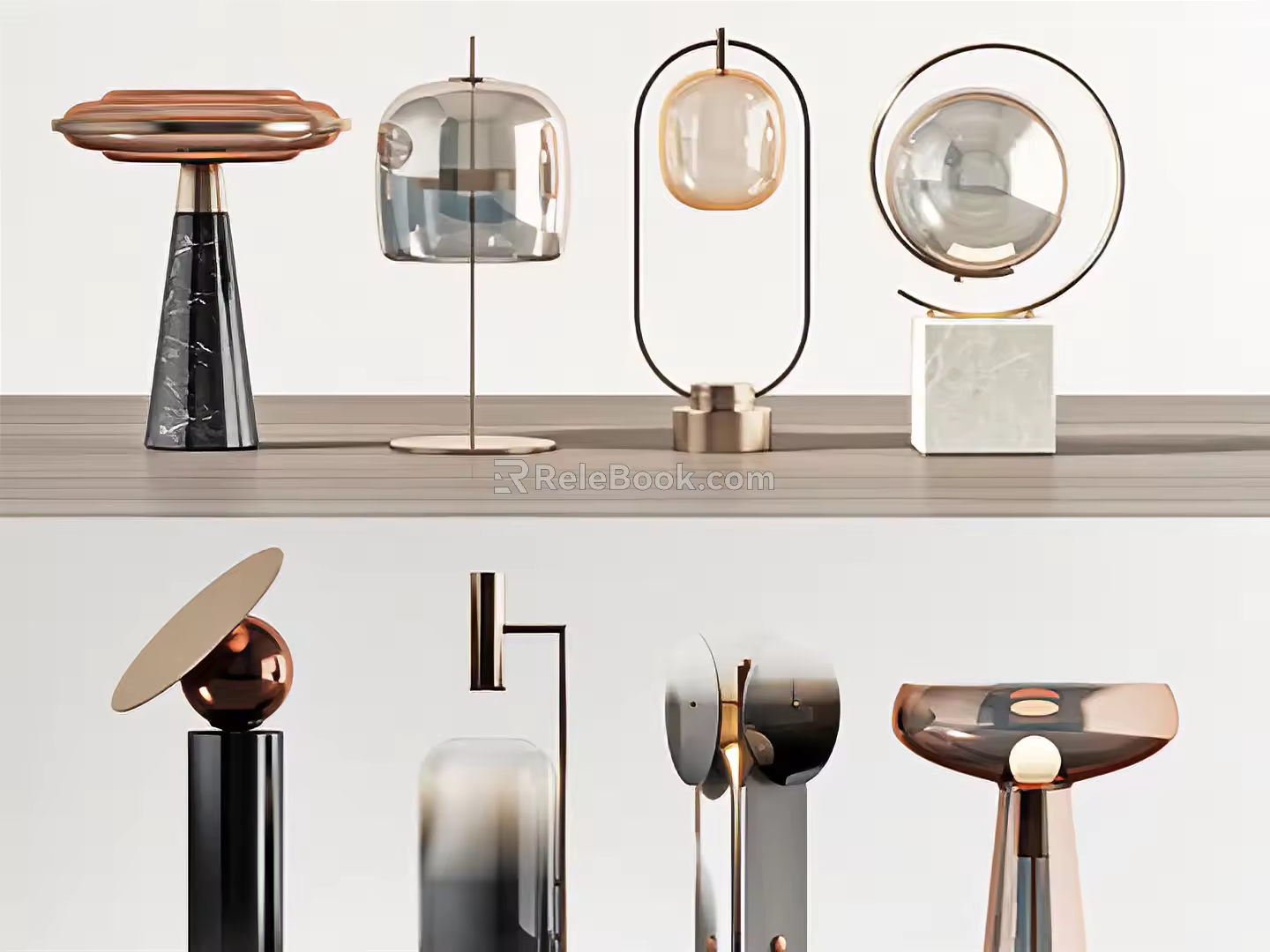 Light Luxury Table Lamp 3d model