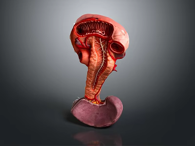lung smoke lung respiratory organ human respiratory organ figure respiratory system 3d model