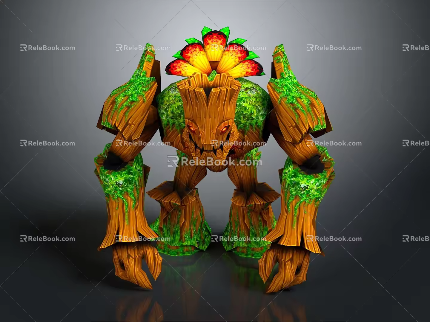 Elf Tree Demon Tree Monster Tree Man Tree Elf Monster Alien Monster 3d model