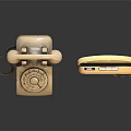 Vintage CUPID Headphones And Speakers Featuring Classic Retro Design Look