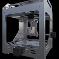 Durable Industrial Equipment Metal Frame Structure With Mechanical Components And Holes