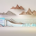 Paper Mountain Art Display For AITC 2021 Yachting Association Event Design