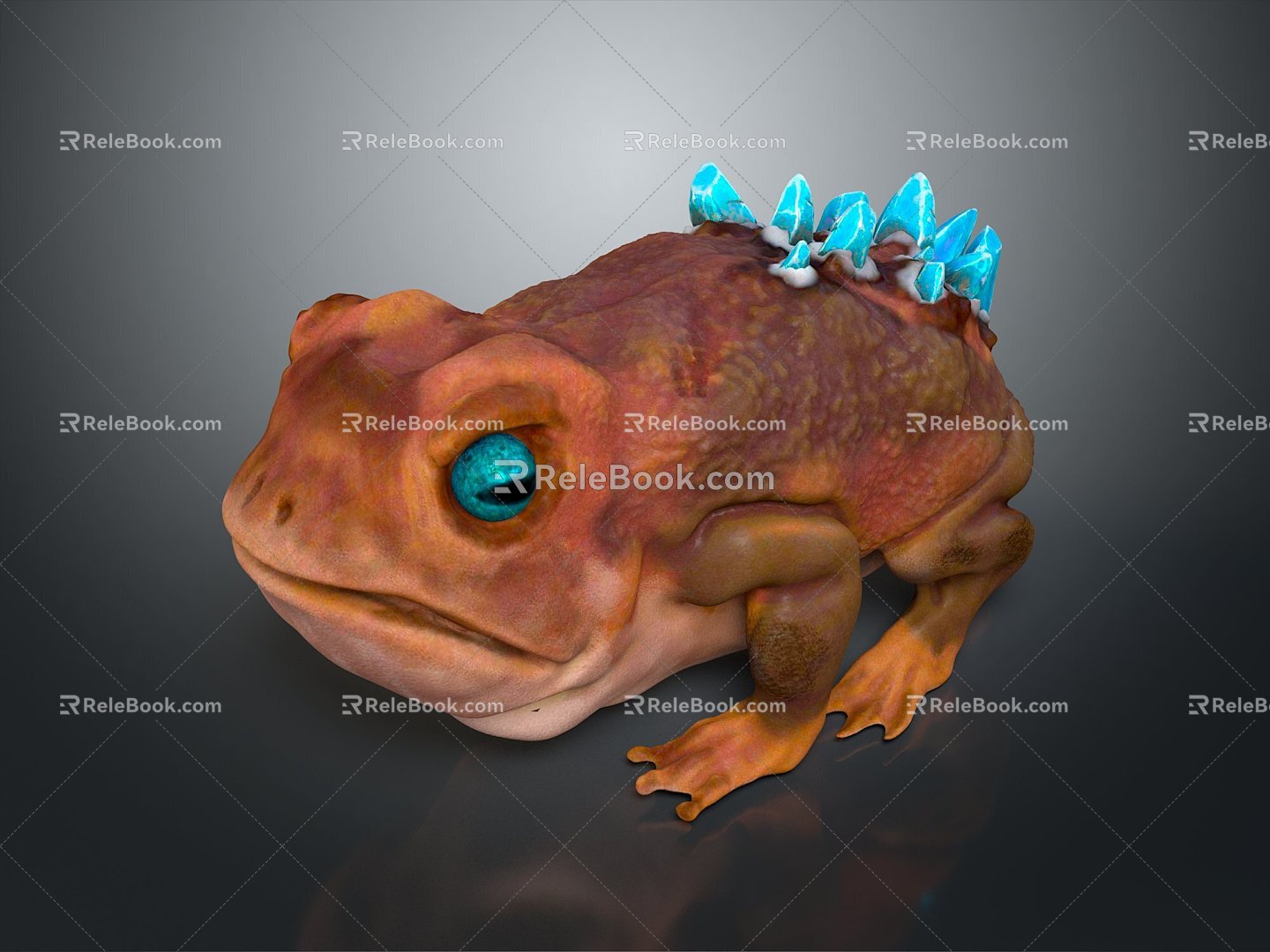 Lizard Anime Lizard Cartoon Lizard Reptile Cold Blooded Animal Reptile Reptile 3d model