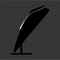 Fashionable Gold Necklaces With Teardrop And Leaf Shaped Pendants On Mannequin Displays