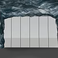 Cloud Wall Cloud Ceiling Bubble House Interactive Experience Room Online Red Card Point 3d model
