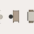 Modern Wall Lamps Featuring Fabric Shades And Wood Frames With Warm Light