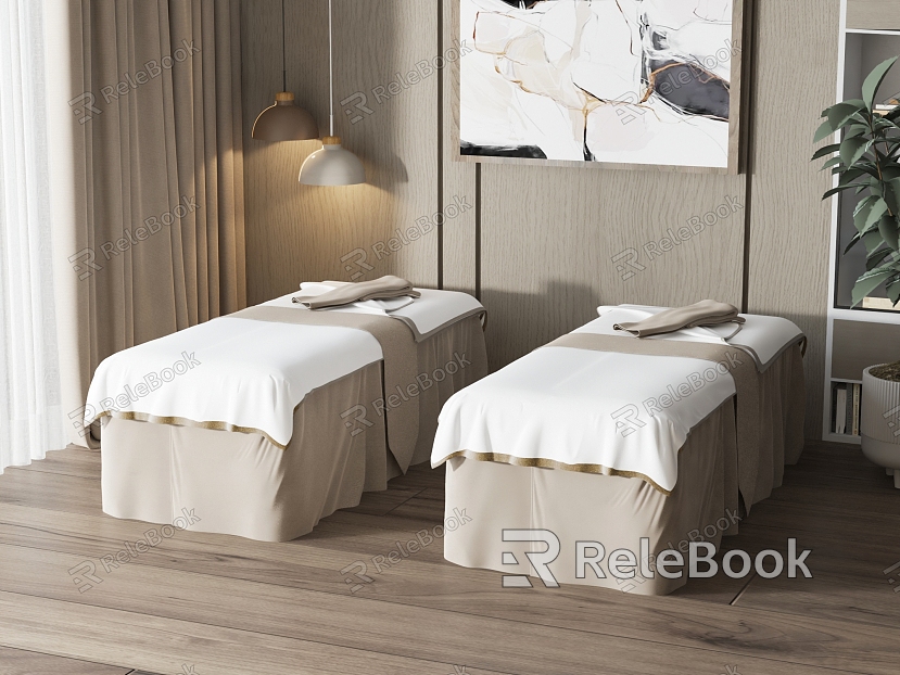 Modern massage bed massage bed combination model