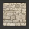 Wooden Stone Cube Decorative Item With Natural Wall Texture And Solid Build 3d model