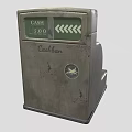 Vintage Cash Register With Cashier Drawer And Cash Amount
