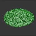 Premium Natural Wood And Stone Materials Featuring Gray Crushed Stone Gravel