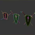 Medieval Shield Ancient Shield Defensive Weapon Ancient Shield Iron Shield Protective Shield Wooden Shield 3d model