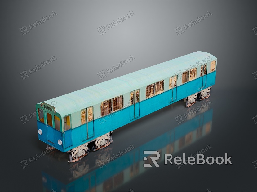 moving rail car subway car train car train car car train light rail subway high-speed rail model