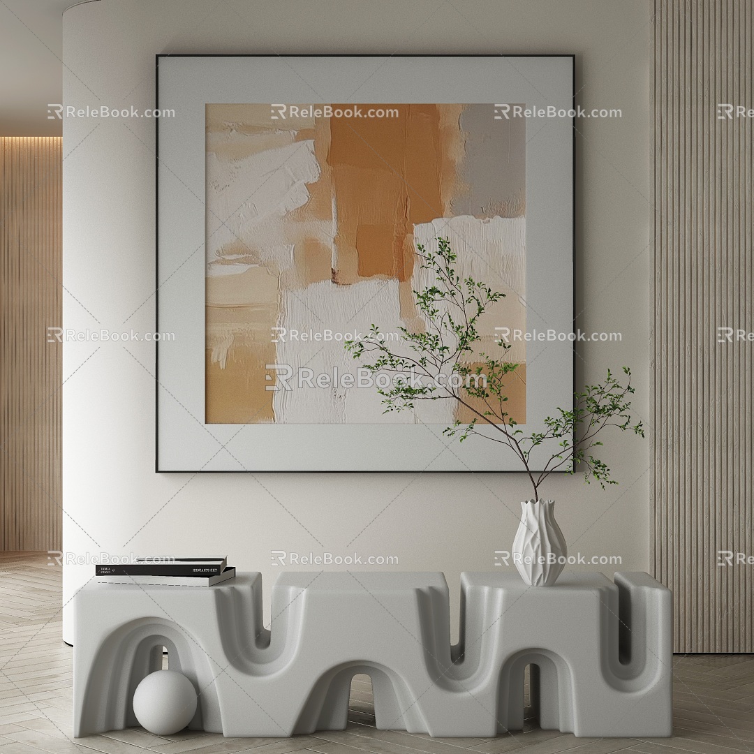 modern decorative painting 3d model