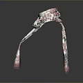 Pink And White Headband With Green Leaf Pattern And Bow Design For Daily Use