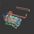Detailed 3D Model Of Tire Structure With Tread Bead And Internal Components