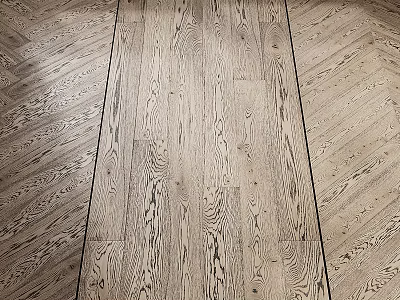 Wooden Floor Components Showcasing Straight Pattern Herringbone Design And Natural Wood Texture 3d model