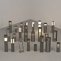 Outdoor Lights Various Modern Standing Lamp Designs For Garden Yard Decorative Lighting