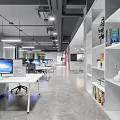 Modern Public Office Building Institute 3d model