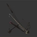 Heavy Duty Industrial Cranes Featuring Black Metal Frames And Different Boom Designs