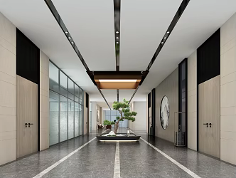 New Chinese Atrium 3d model