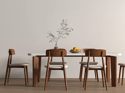 Middle Ancient Quiet Dining Tables and Chairs Middle Ancient Quiet Dining Tables and Chairs 3d model