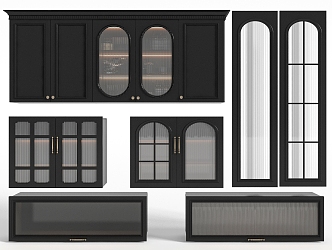 French Cabinet Door 3d model