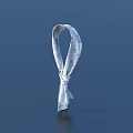 Elegant White Fabric Tie With Pink Floral Pattern And Neat Knot Style For Formal Wear