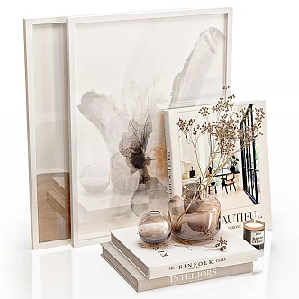 Modern Ornaments Combination Decorations Ornaments 3d model