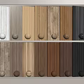 Various Wooden Flooring Samples With Different Colors And Textures On Shelf