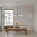 Modern study 3d model