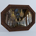 American-style Photo Frames Old Photo Frames Photo Wall Decorations 3d model