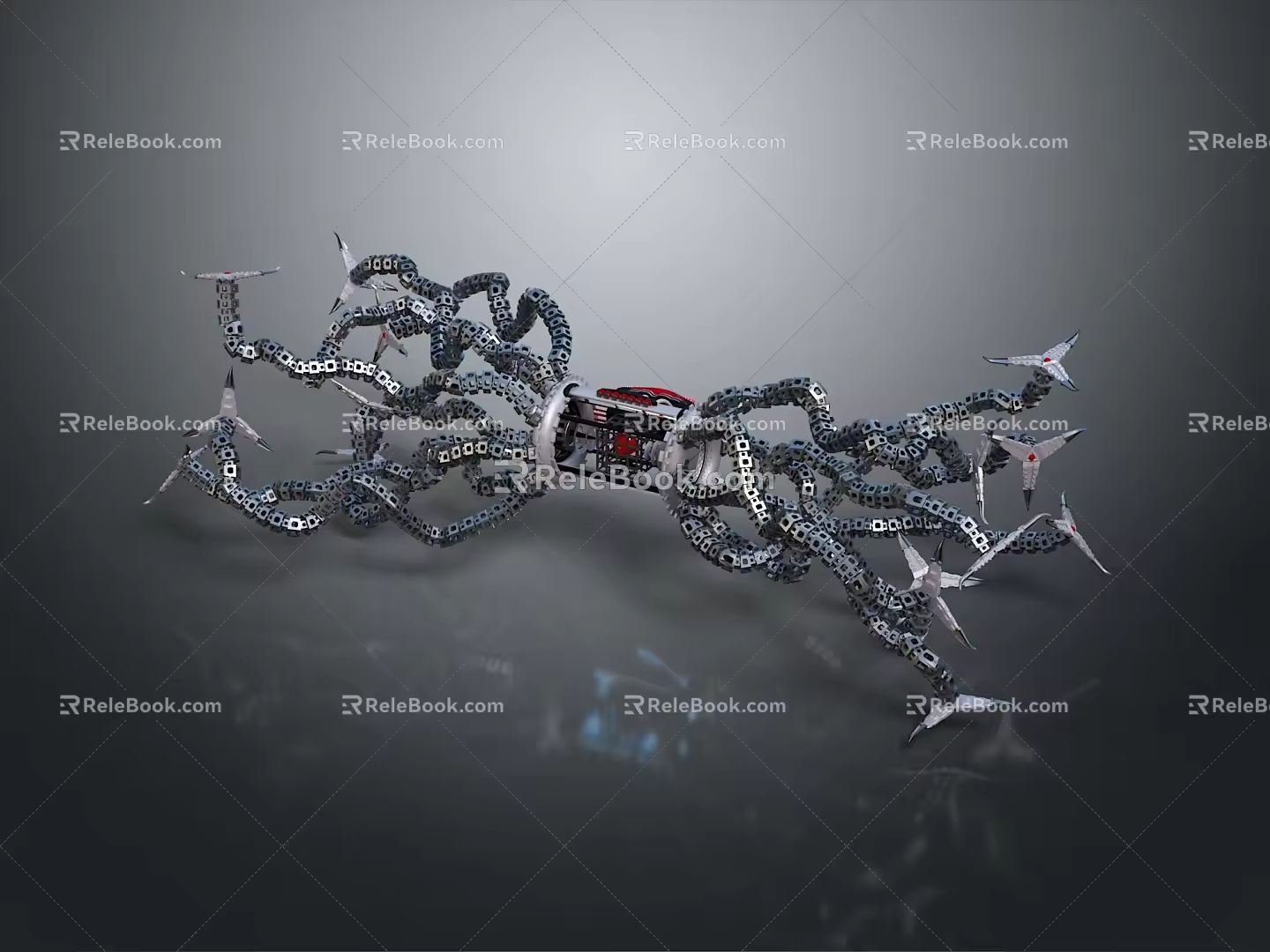 Mech Warrior Mech Soldier Machine Battlearm Mechanical Battlearm Machine Fighter Robot 3d model