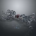 Mech Warrior Mech Soldier Machine Battlearm Mechanical Battlearm Machine Fighter Robot 3d model