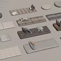 Modern Sofa And Cushion Collection With Various Styles Shapes And Neutral Tones
