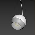 modern ball chandelier 3d model