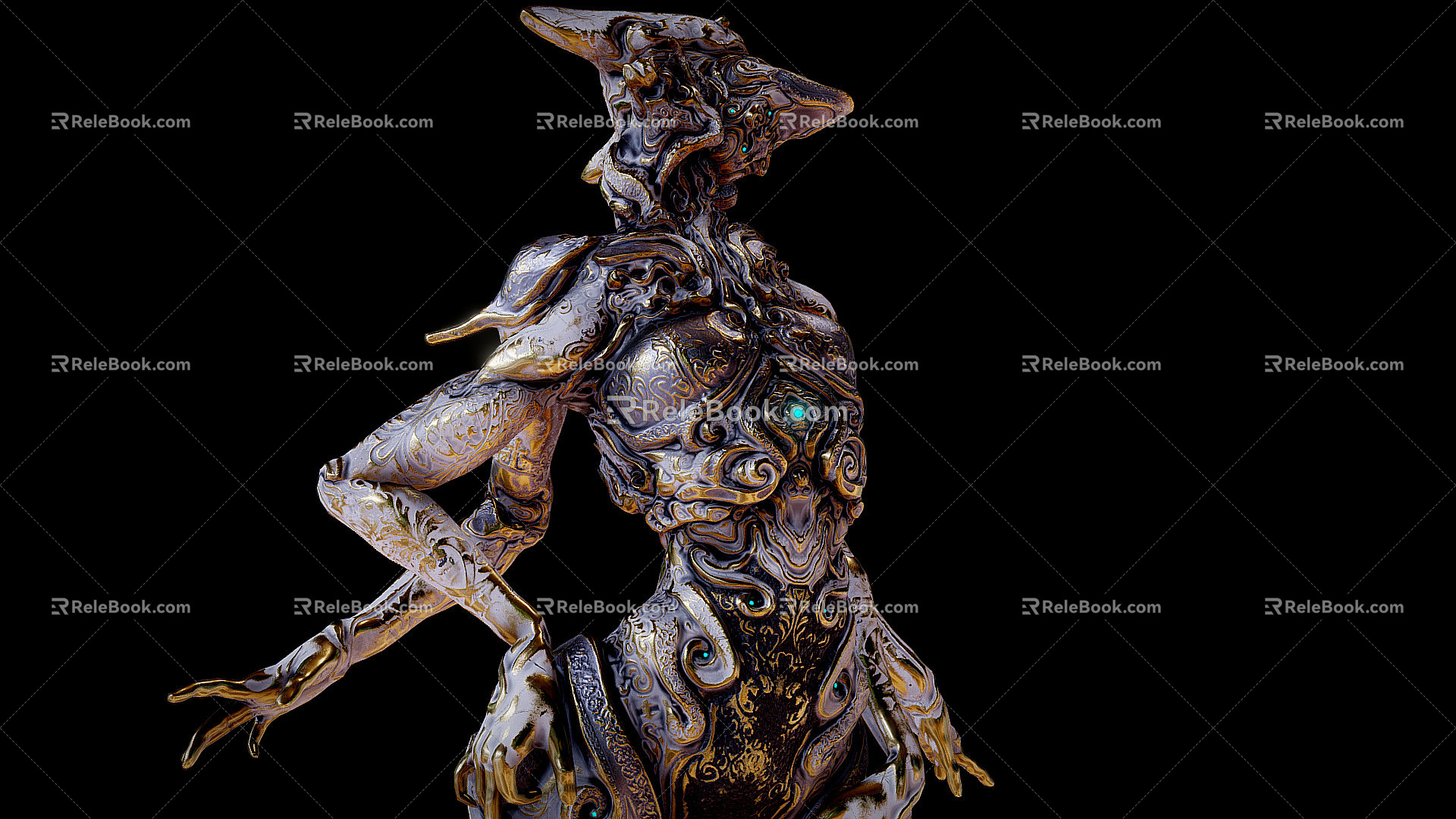 Modern Game Character Monster Monster 3d model