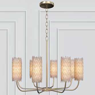 Modern chandelier 3d model