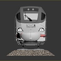 Train Light Rail Metro High Speed Rail EMU Train High Speed Train High Speed Train High Speed Locomotive EMU 3d model