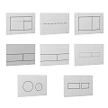 Washing Daily Necessities With Various Colored Panels And Diverse Design Styles