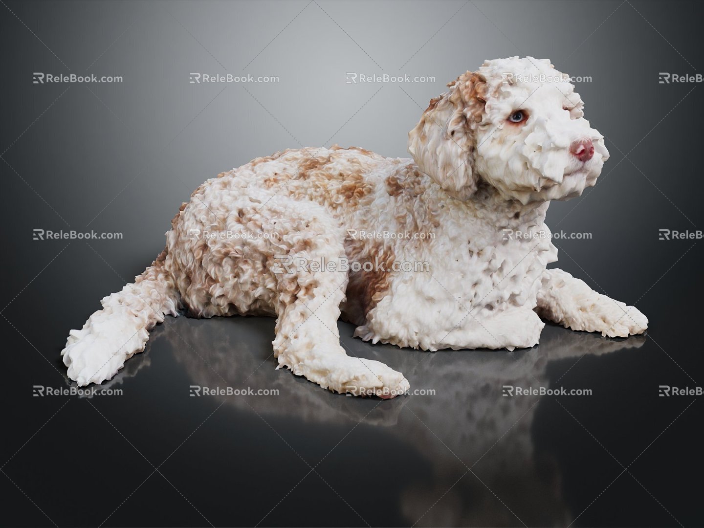 Modern Dog Pet Dog Pet 3d model