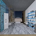 Elegant Modern Bathroom Interior With Marble Frame Bathtub Vanity And Chandelier