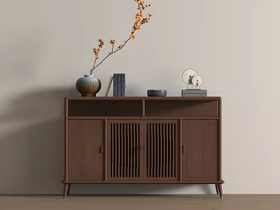 New Chinese Style Entrance Cabinet New Chinese Style Entrance Cabinet End View Cabinet Entrance Cabinet Side Cabinet Low Cabinet 3d model