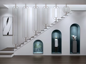 Modern Stairs 3d model