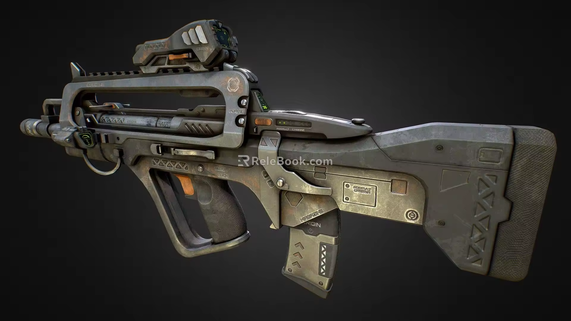 Weapons of the Future Rifle 3d model