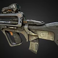 Weapons of the Future Rifle 3d model