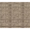 Modern Rustic Wooden Slatted Ceiling Design With Paneled Structure And Natural Texture 3d model